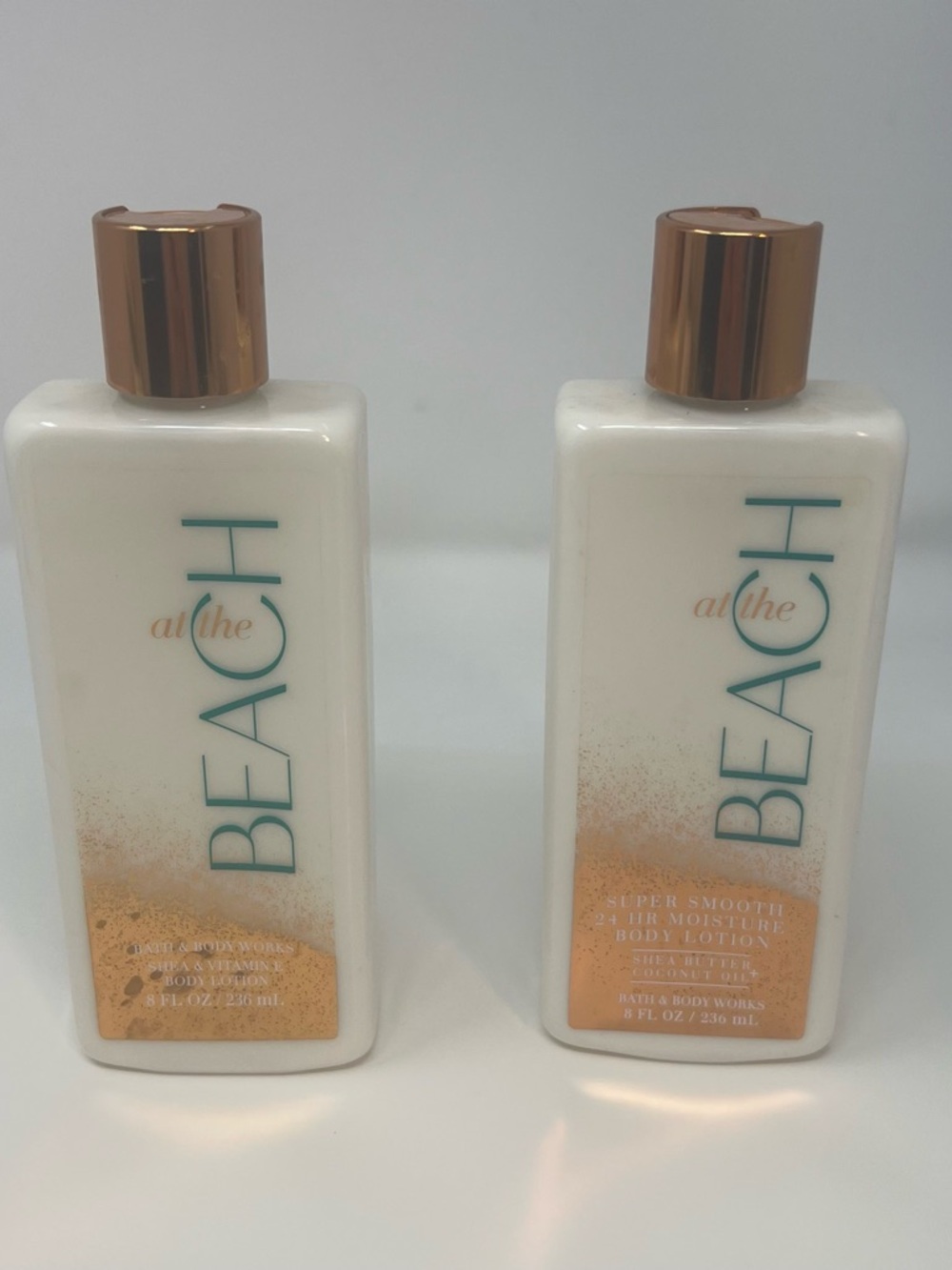 Bath & Body Works At The Beach Body Lotions 2 Shea Butter Coconut Oil 24 Hour